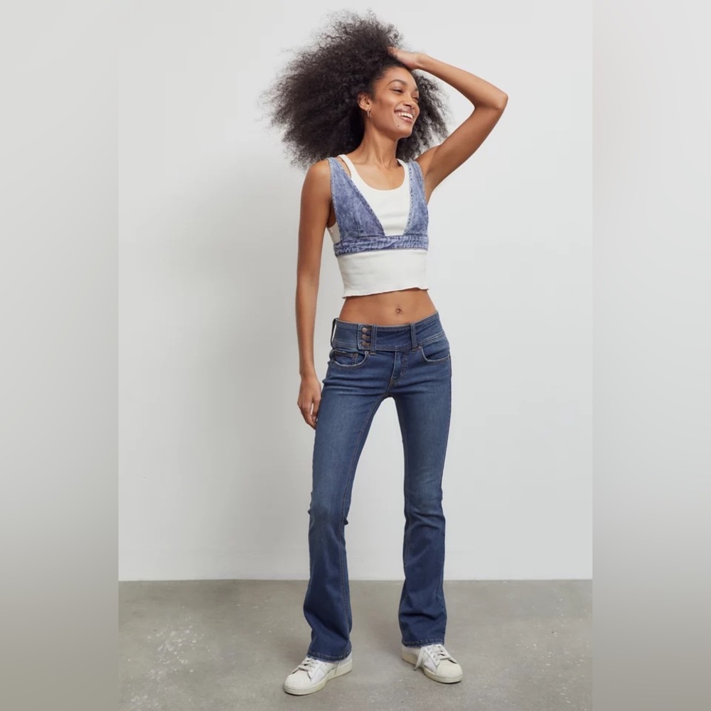 BDG Y2K Belted Flared Jean